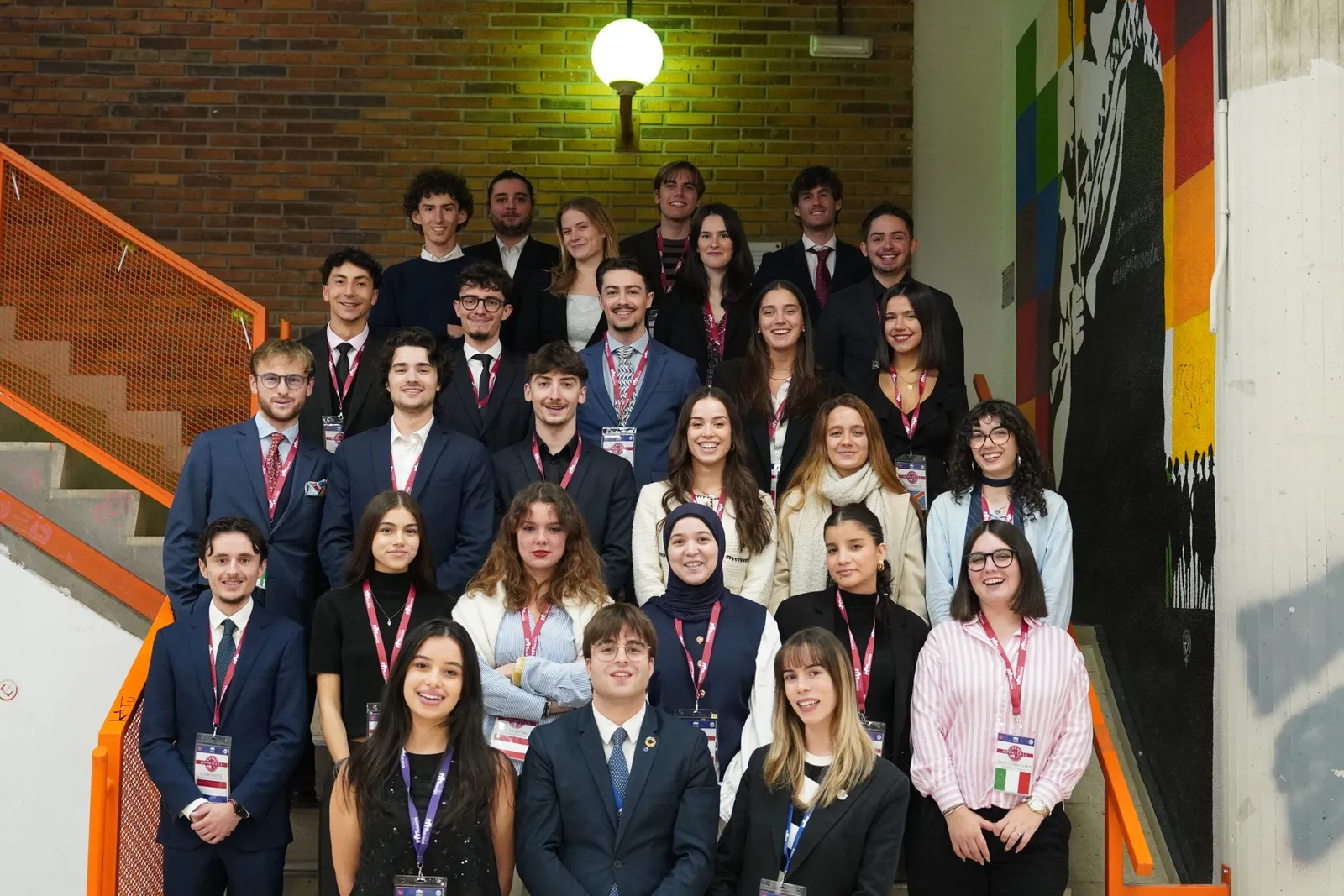 La délégation de GEM ONU au COMPIMUN, à Madrid